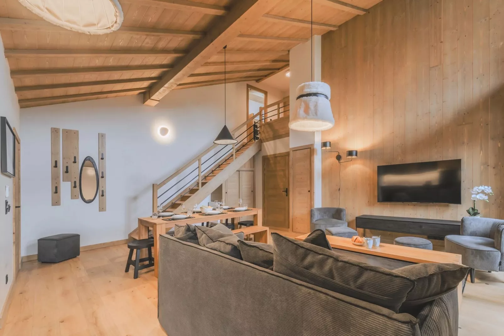 Residence L’ÉCLAT DES VÉRIAZ A48S - Woonkamer