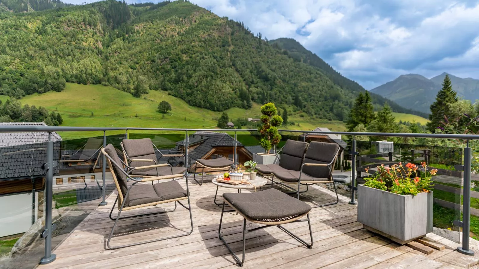 Chalet Hirschblick-Terrasbalkon
