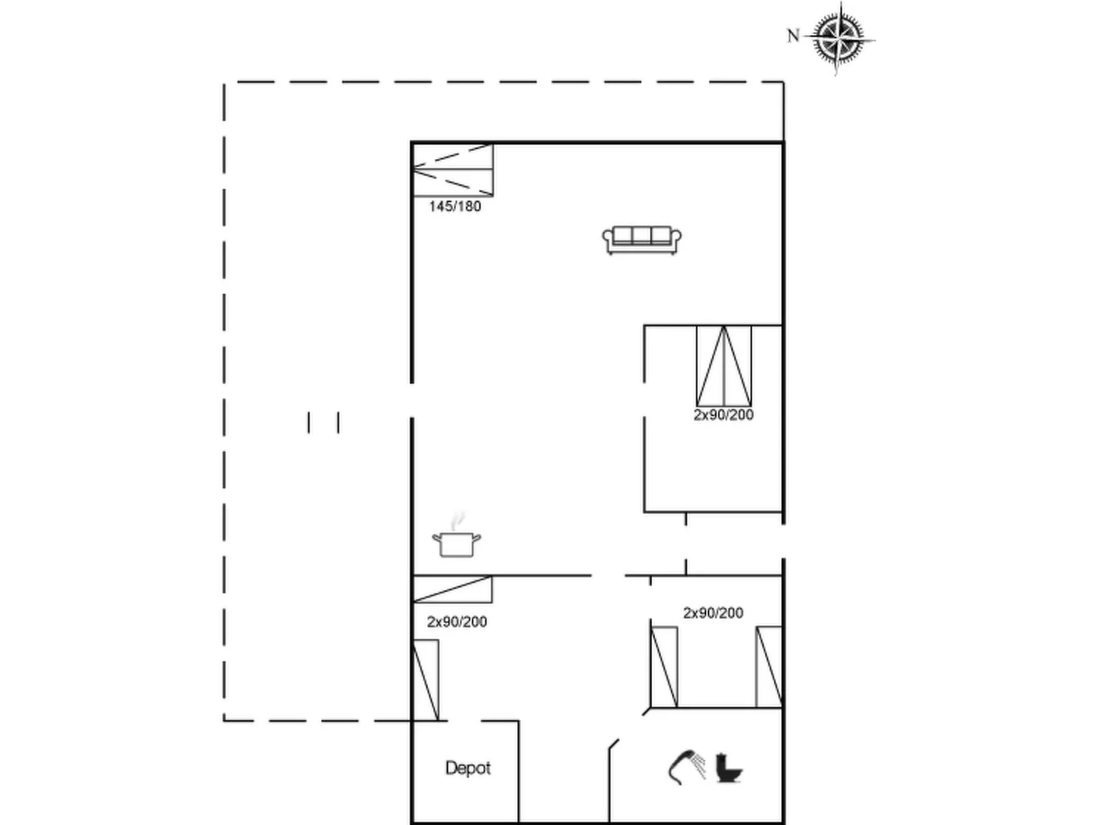 "Alvira" - 8km to the fjord-Binnen