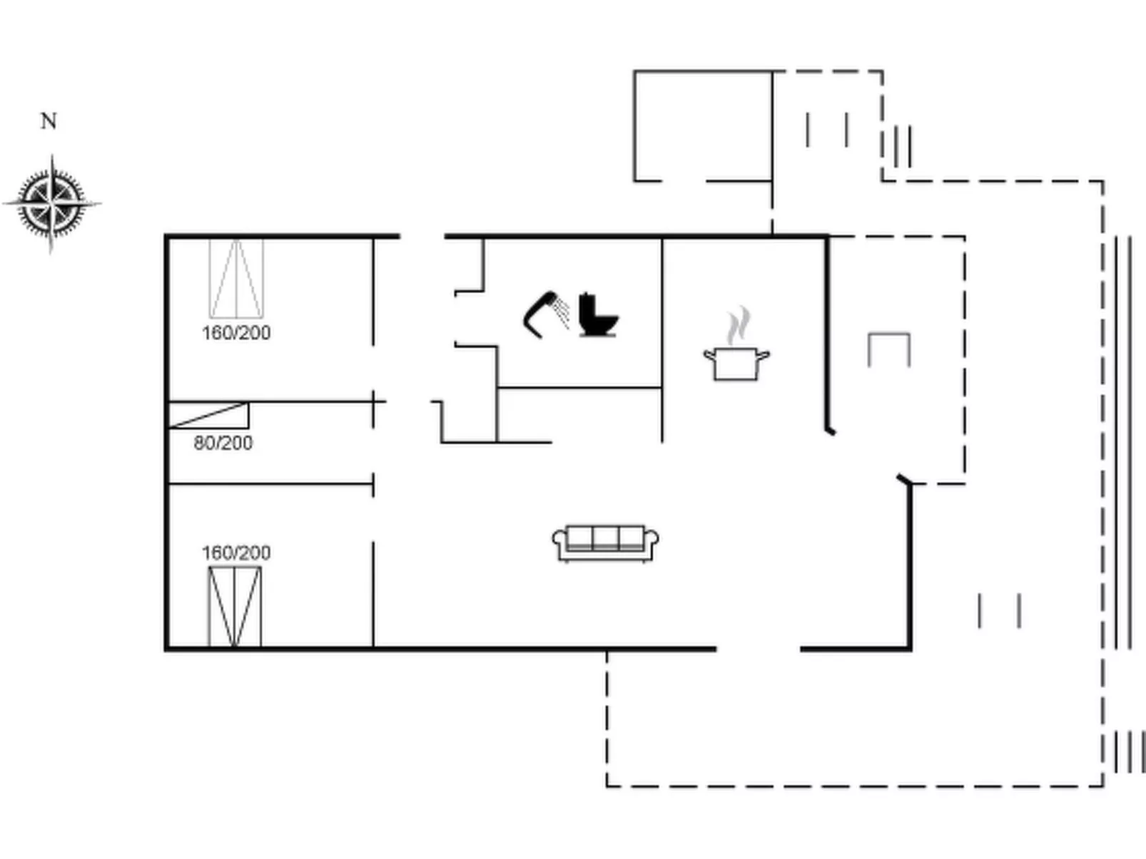 "Fenno" - 200m from the sea-Binnen