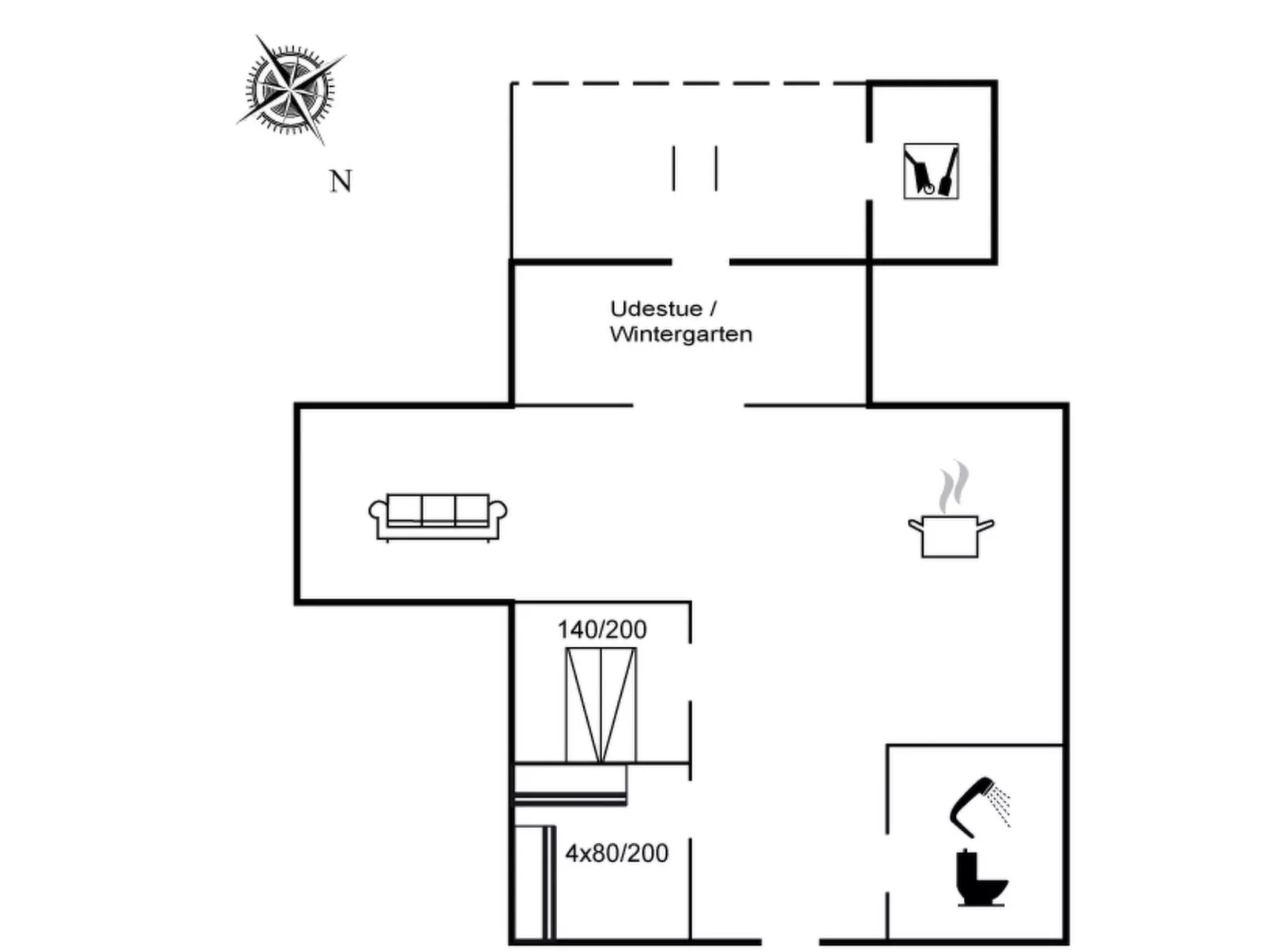 "Emppu" - 250m from the sea-Binnen