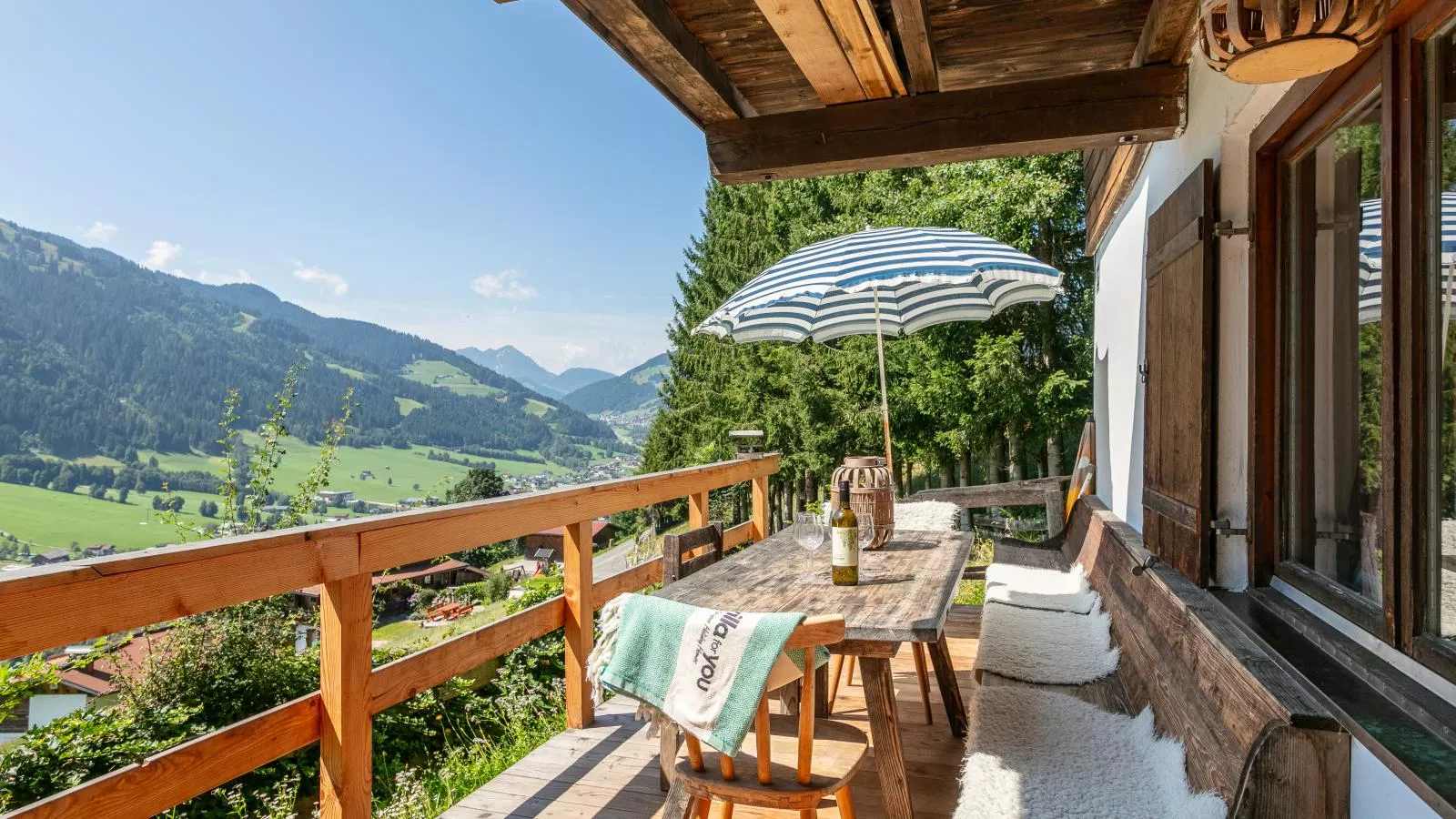 Sonnenhütte unten-Terrasbalkon