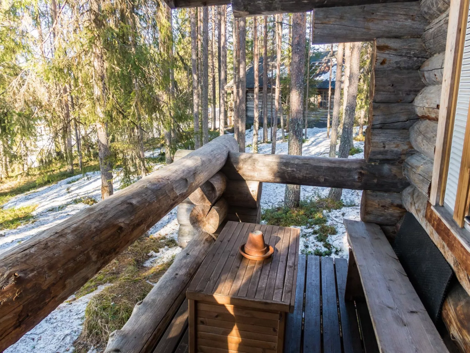 Retkietappi honkapirtti-Binnen