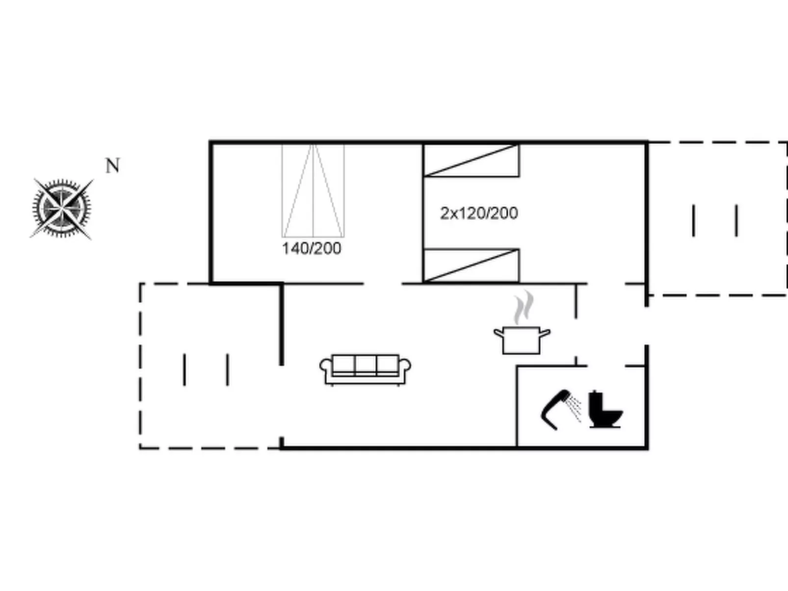 "Thyge" - 300m from the sea-Binnen