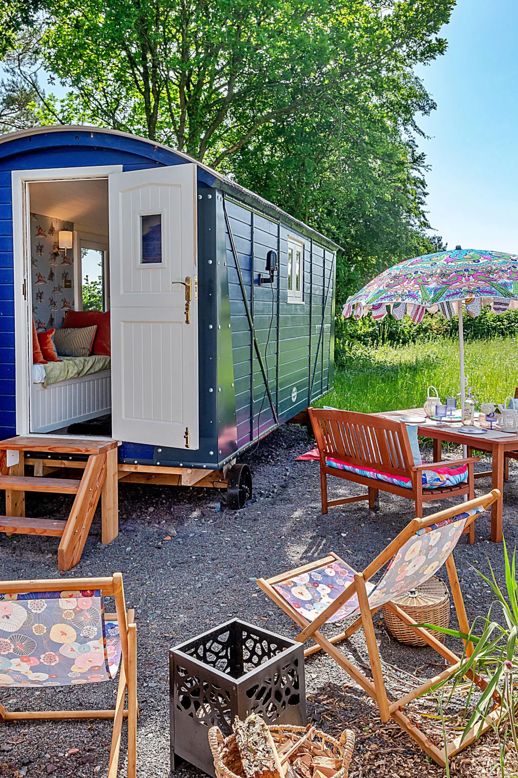 Shrawardine Train Carriage-Buiten