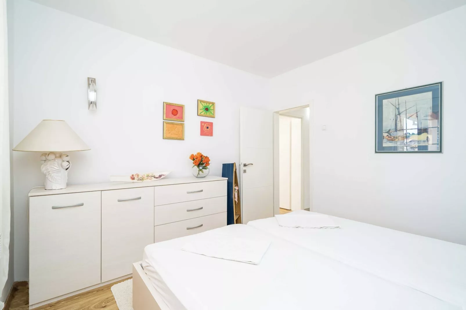 Villa Vista Old Town - Four Bedroom House with Terrace and Sea View-Slaapkamer