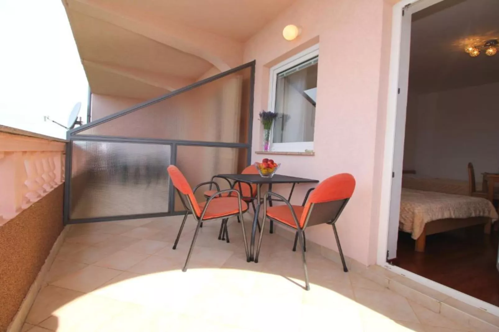 Apartments Butković - Studio Apartmetn (A4)-Terrasbalkon