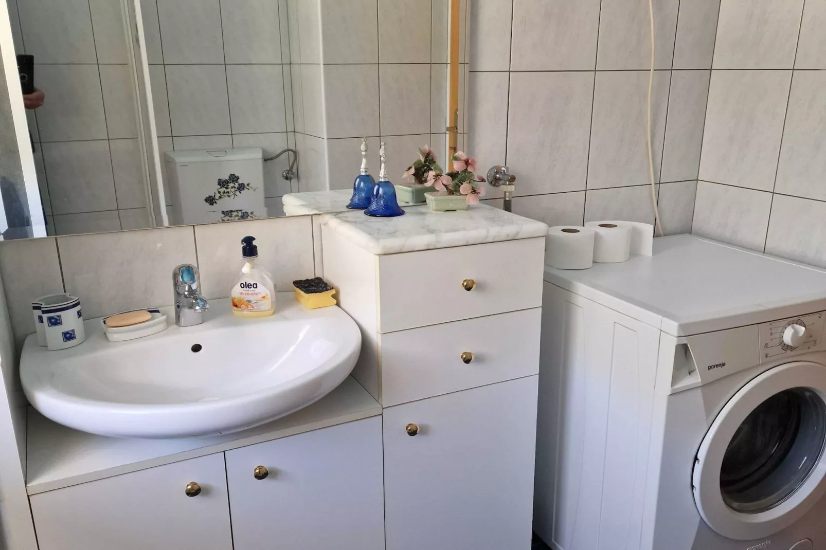 Bovec Comfortable Apartment with Mountain View - One Bedroom Apartment with Mountain View-Badkamer