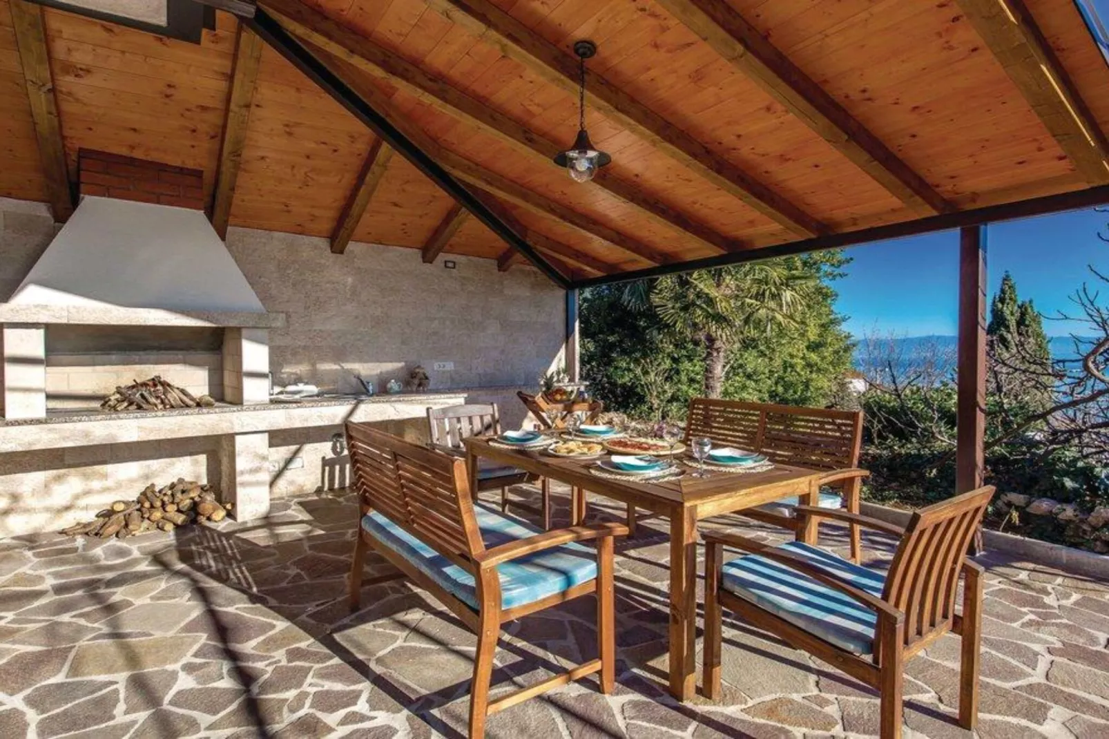 Holiday Home Brsec-Two Bedroom Holiday Home with Sea View-Terras