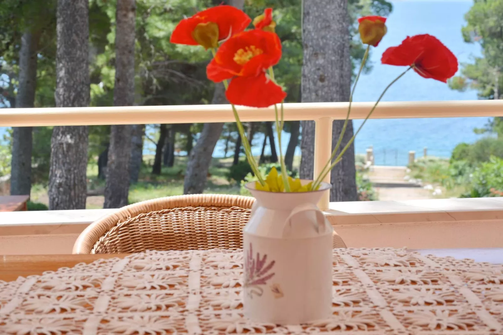 Seafront Apartments Deveron - One Bedroom Apartment  with Balcony and Sea View (Zavala)-Terrasbalkon