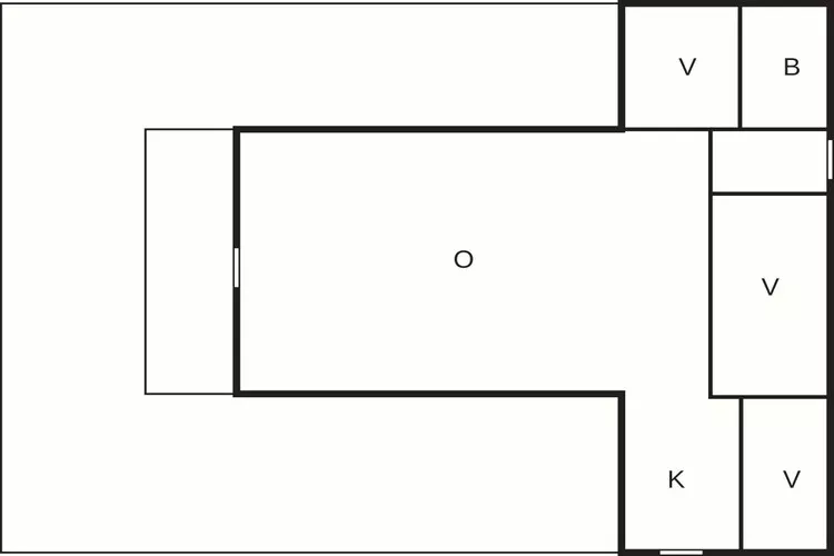 5 sterren vakantie huis in Aakirkeby-Plattegrond