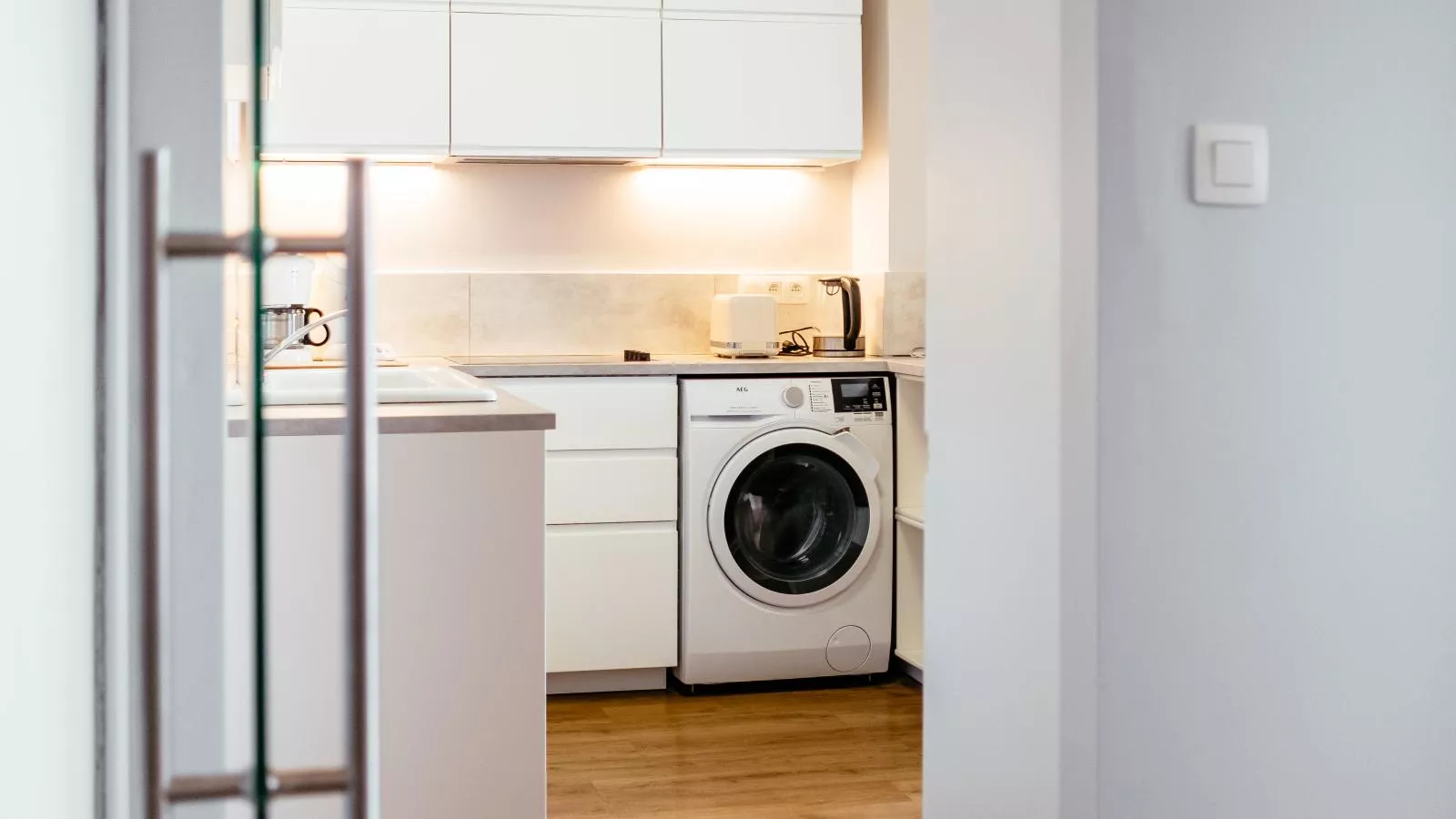 La Plage cinq-Keuken