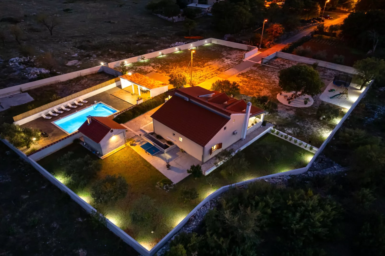 Villa Marijana-Buitenkant zomer