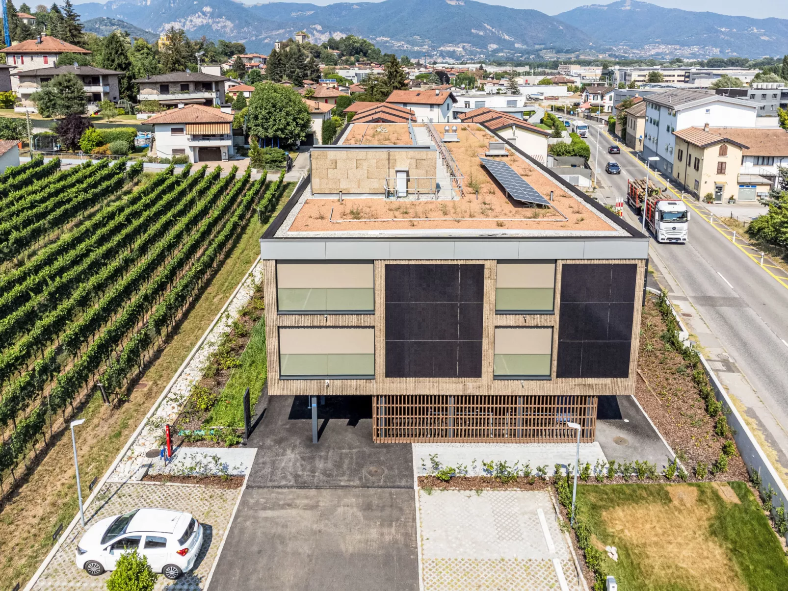 Lo Scudo di Stabio 1.Zi.Studio Nord-Buiten