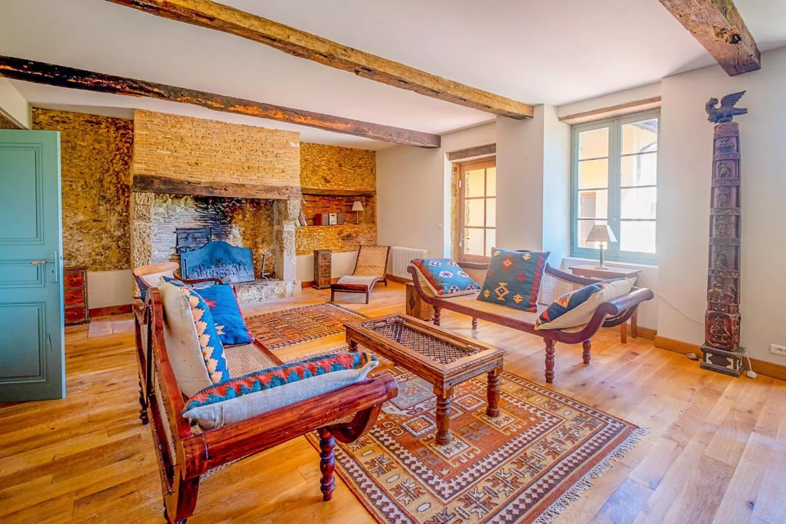 Villa Le Houga-Woonkamer