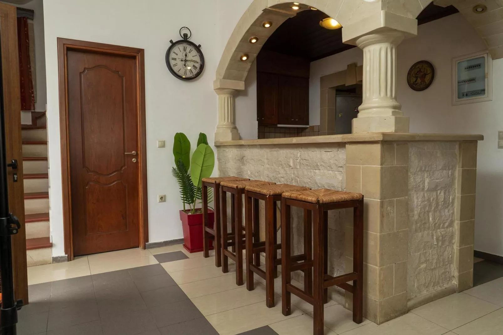 Holiday home, Stalos-Villa Giorgos-Woonkamer