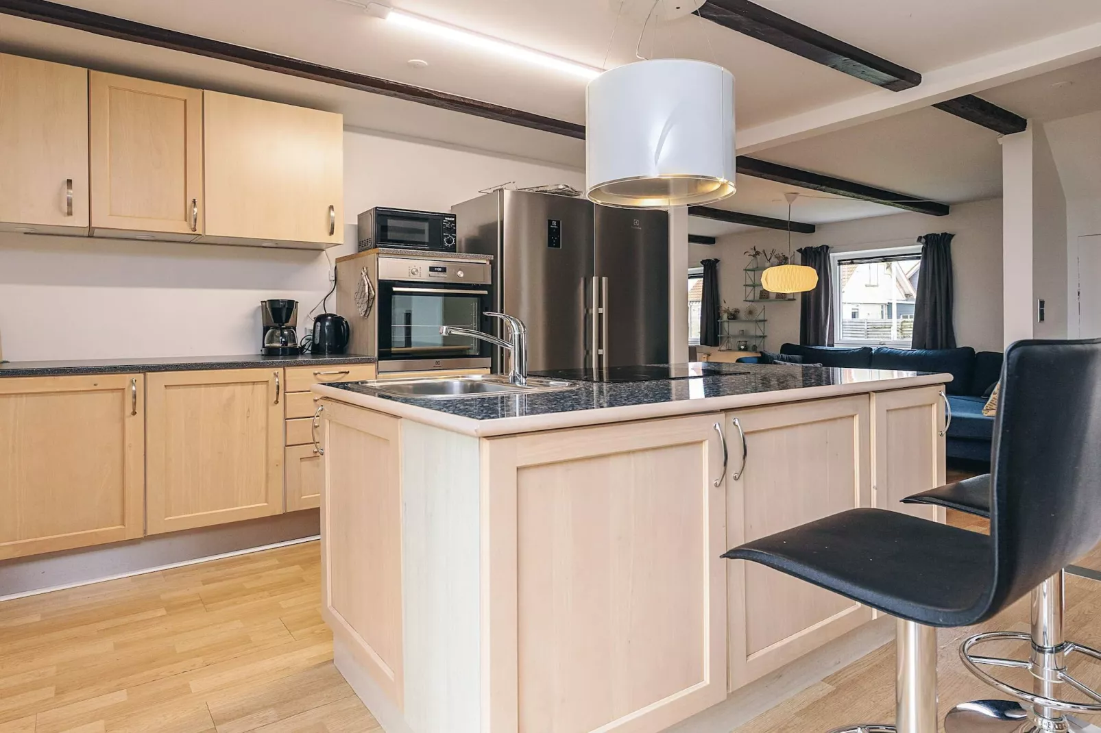 Gezellig vakantiehuis met hottub-Binnen