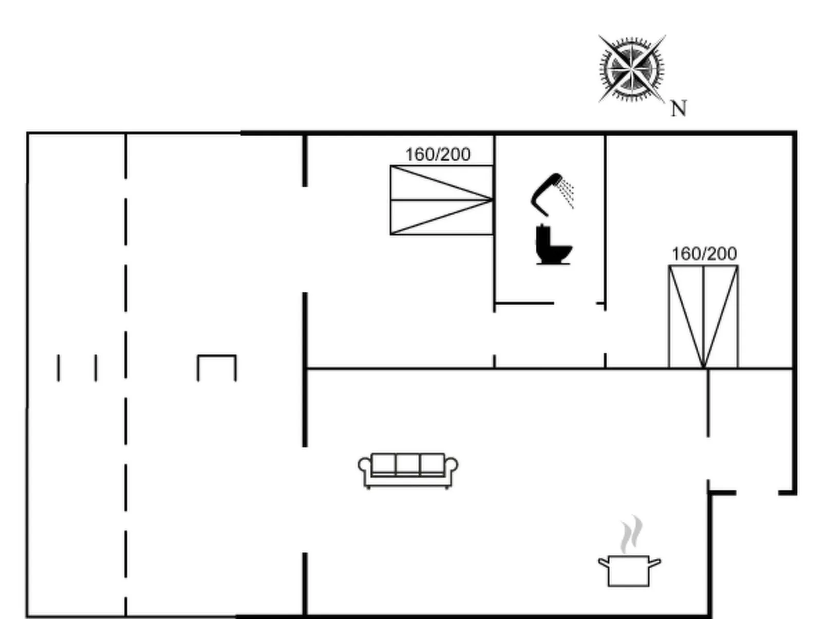 "Thorgrim" - 800m from the sea-Binnen