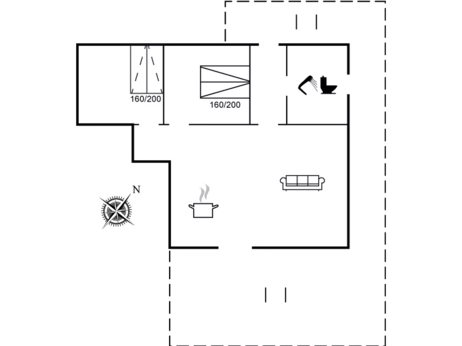 "Volmar" - 10m from the sea-Binnen