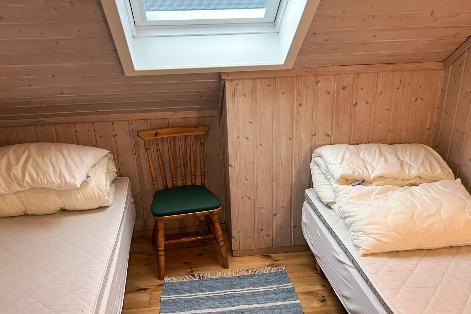 Zeezicht met boten en vissen-Binnen