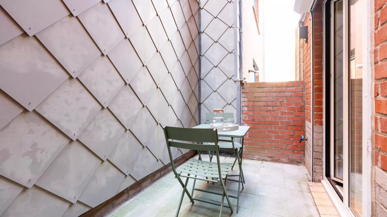 Iris gelijkvloers-Terrasbalkon