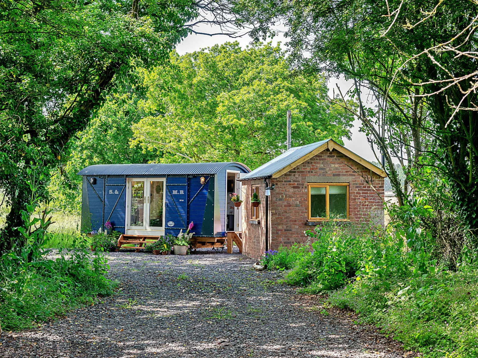 Shrawardine Train Carriage-Buiten