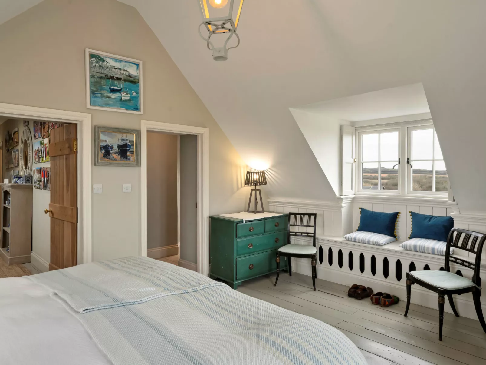 St Eval School House-Binnen