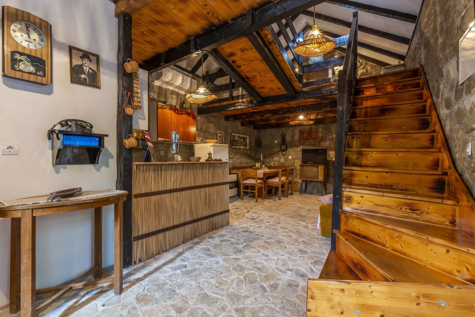 Rustical Resort Kokorići with Shared Outdoor Swimming Pool - One Bedroom Apartment-Trap