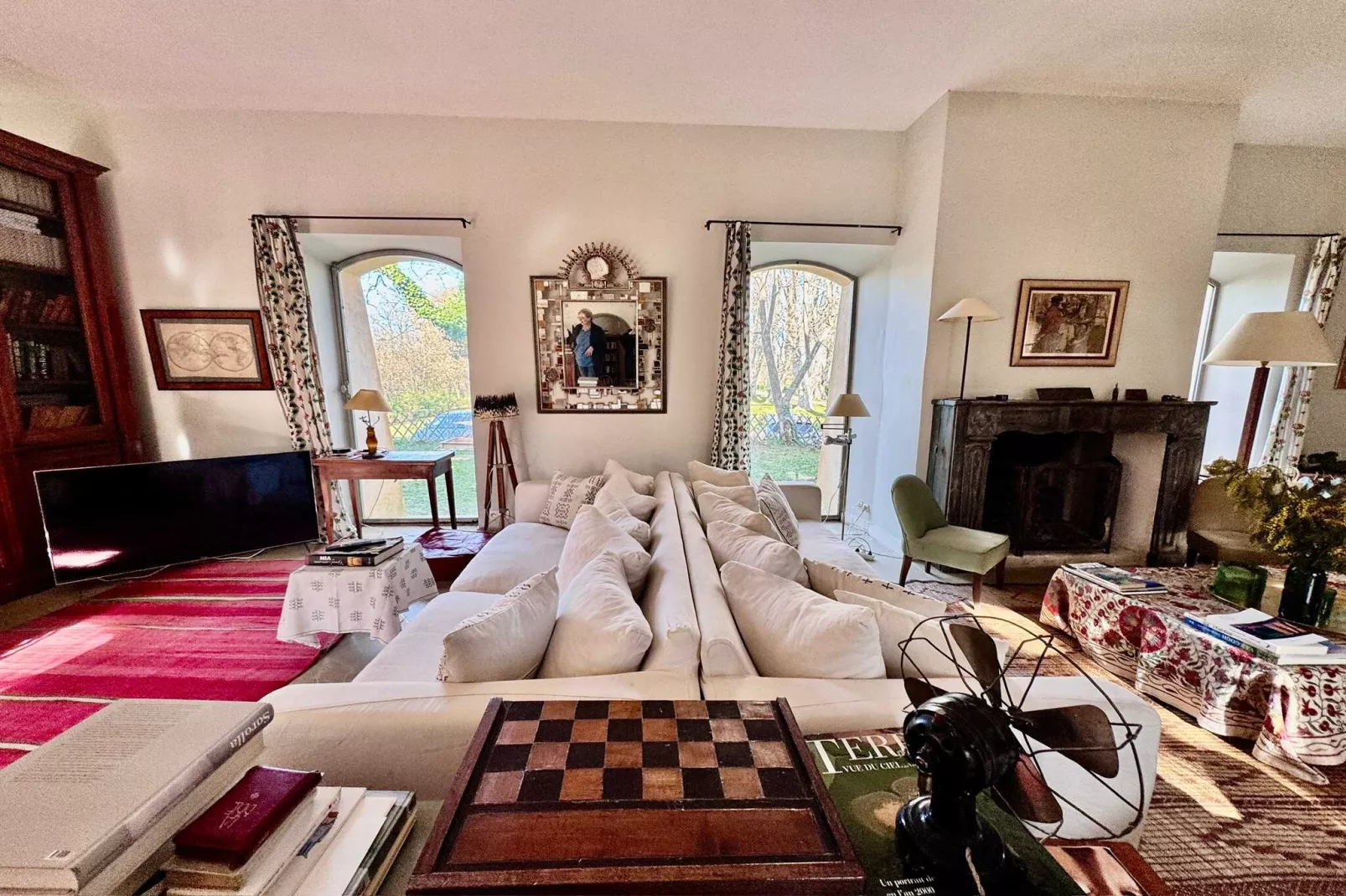 Mas de Corinne-Woonkamer