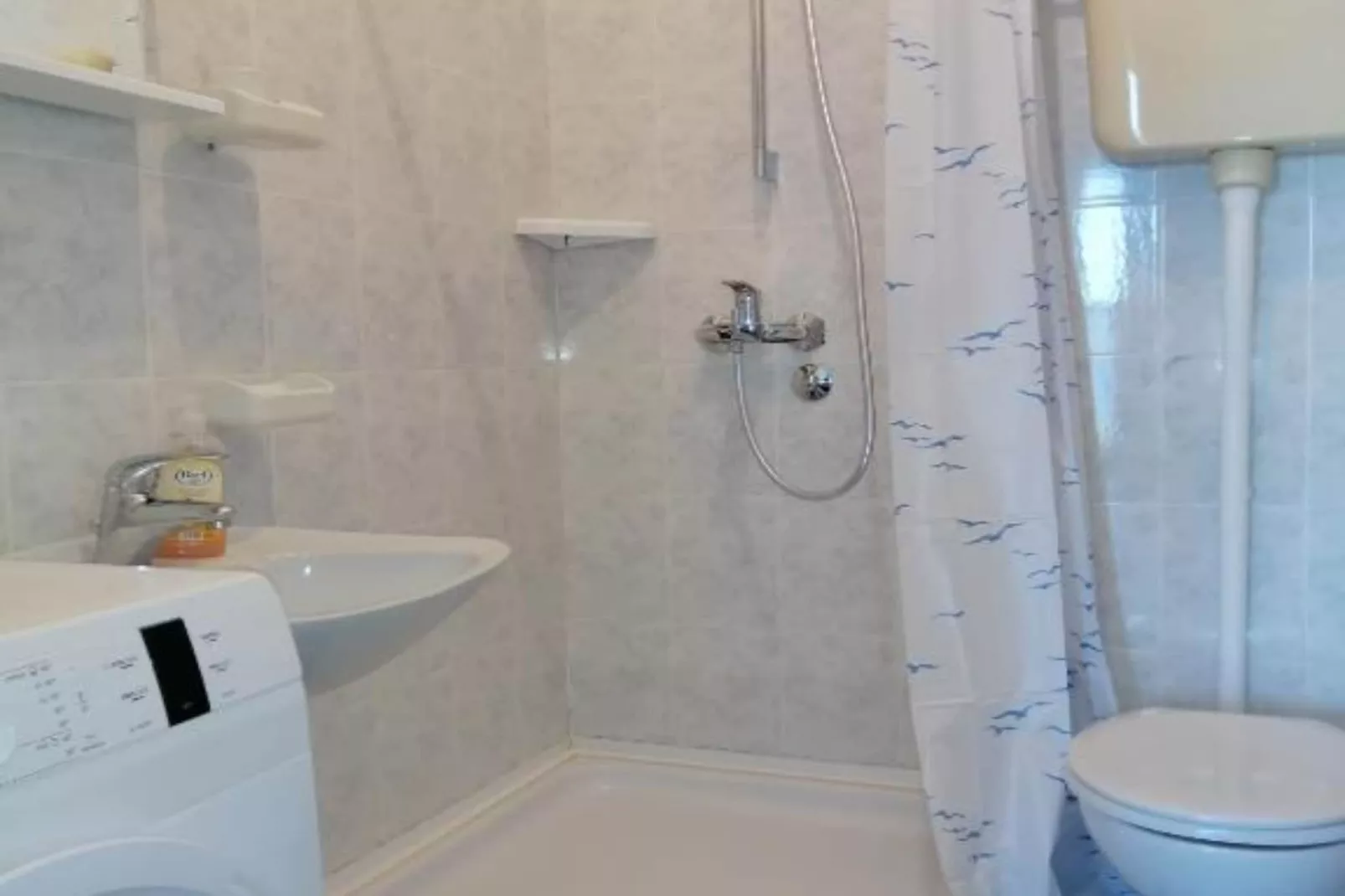 Spacious and Cozy Seafront Apartments - Two Bedroom Apartment  with Terrace and Sea View-Badkamer