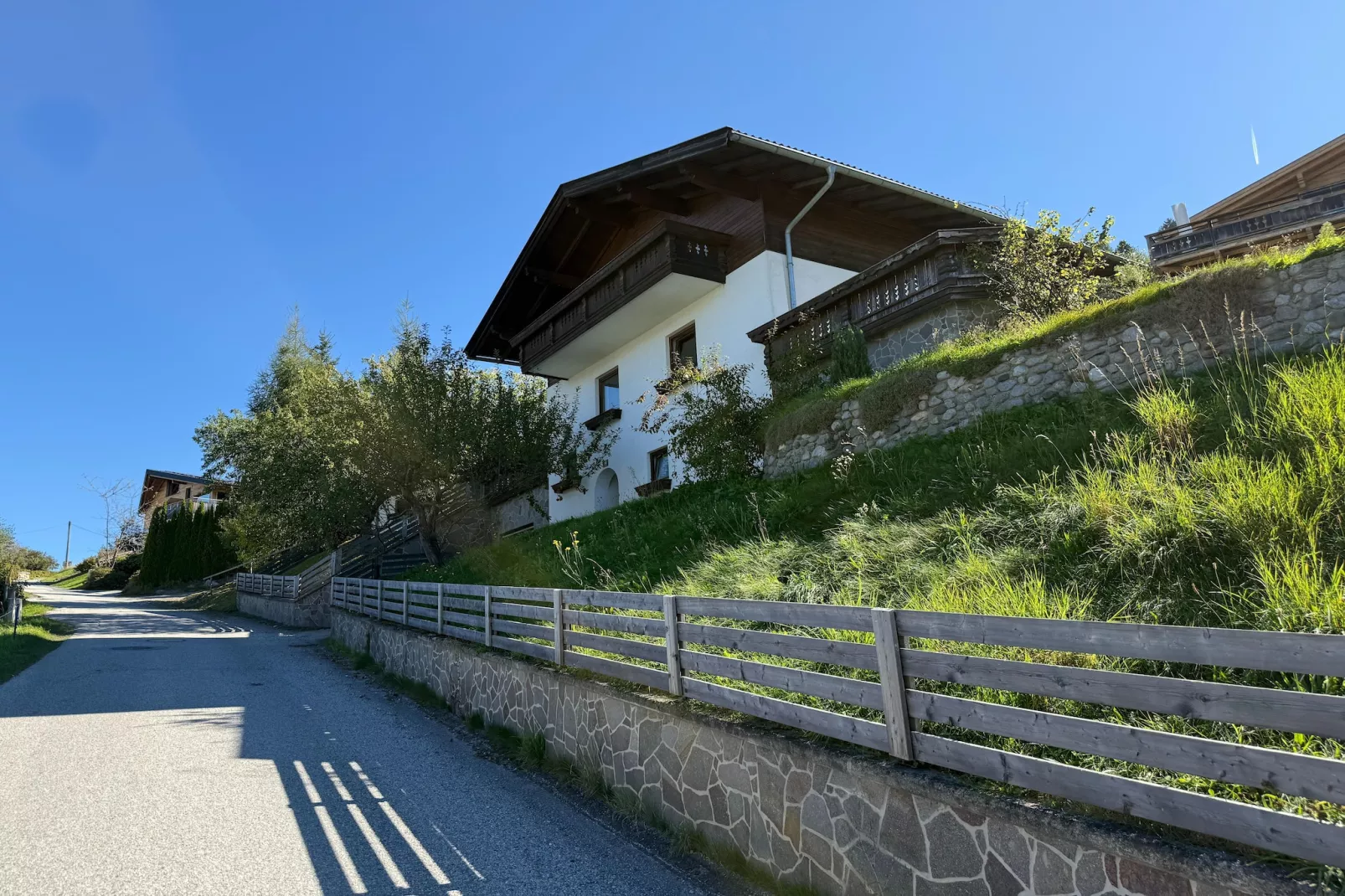 Alpenchalet Berggold-Uitzicht zomer