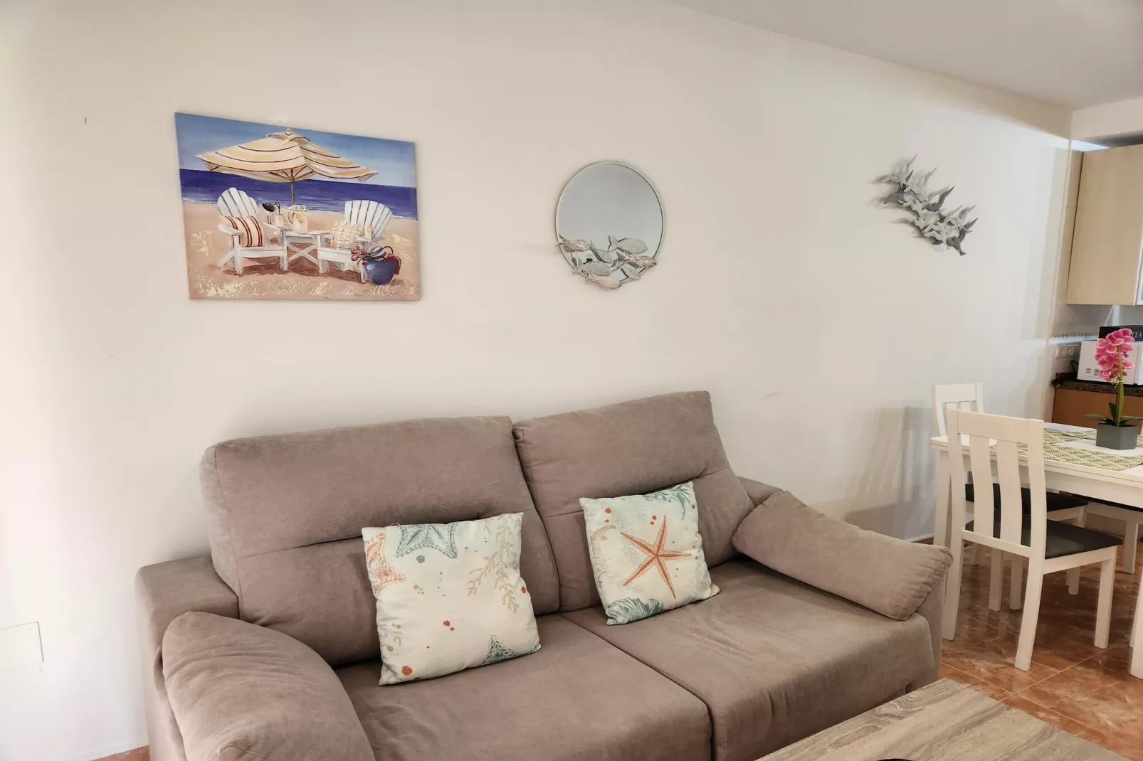 CT 362 AL - Primera Linea - Beachfront - Vera Playa-Woonkamer