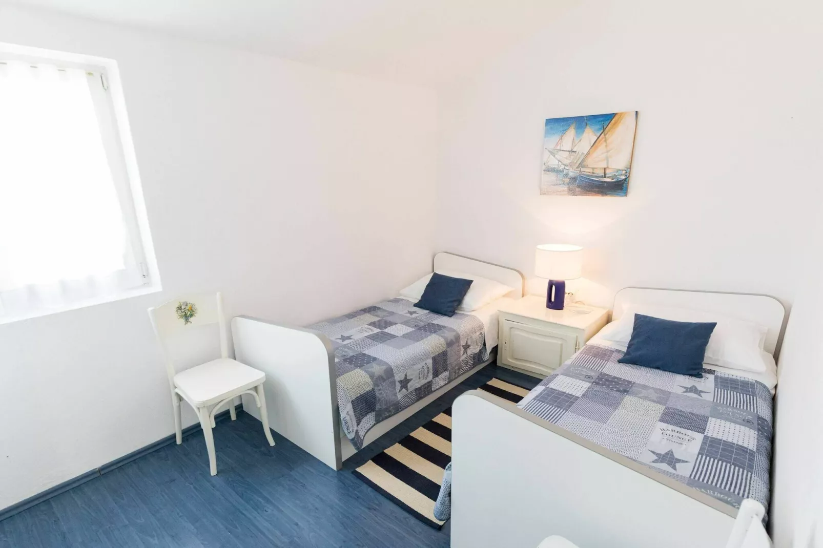 Beach apartment Jadrija-Slaapkamer