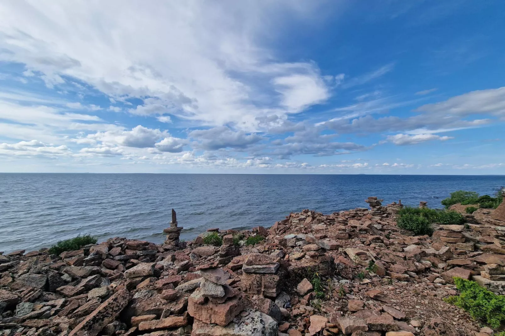 Nostalgische eilandidylle in Aâ€“land-By Traum-Waterzicht