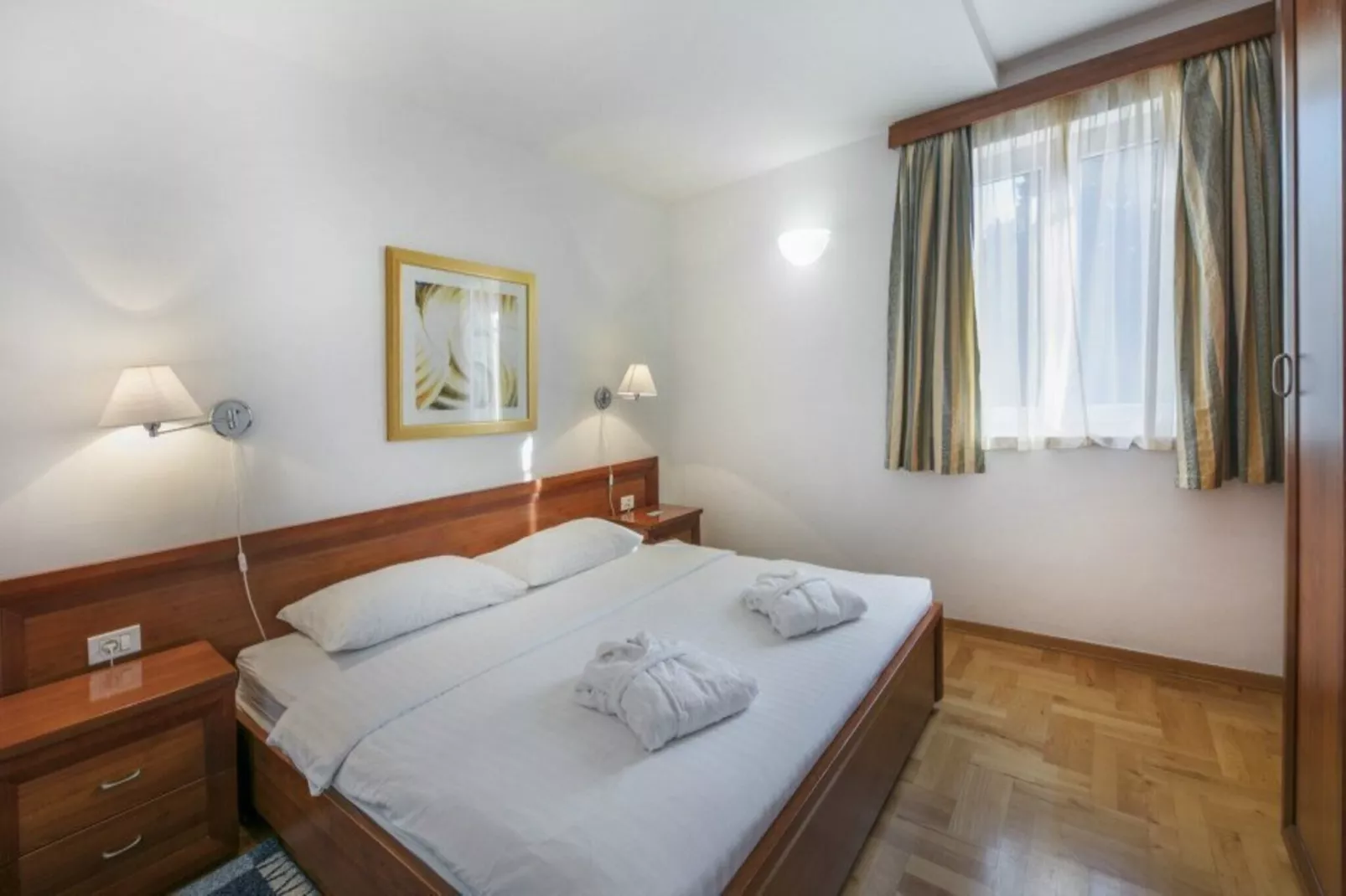 Apartments Punta, Veli Losinj-2-Raum-App., A1 (2+1), ca. 37 qm, für 3 Pers.-Slaapkamer
