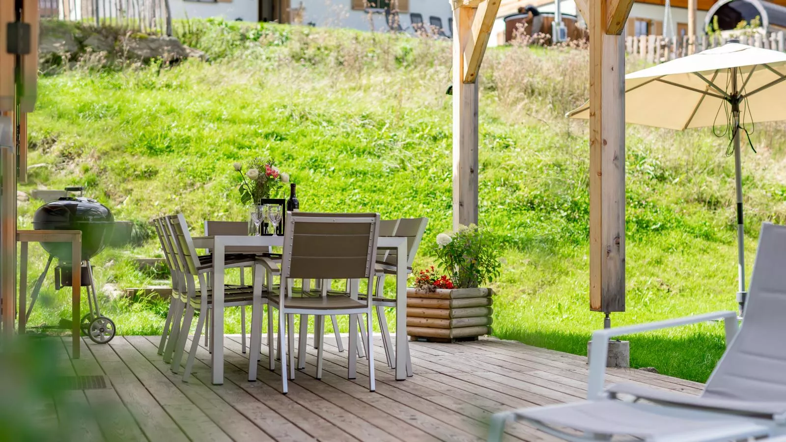 Chalet Amsel-Terrasbalkon