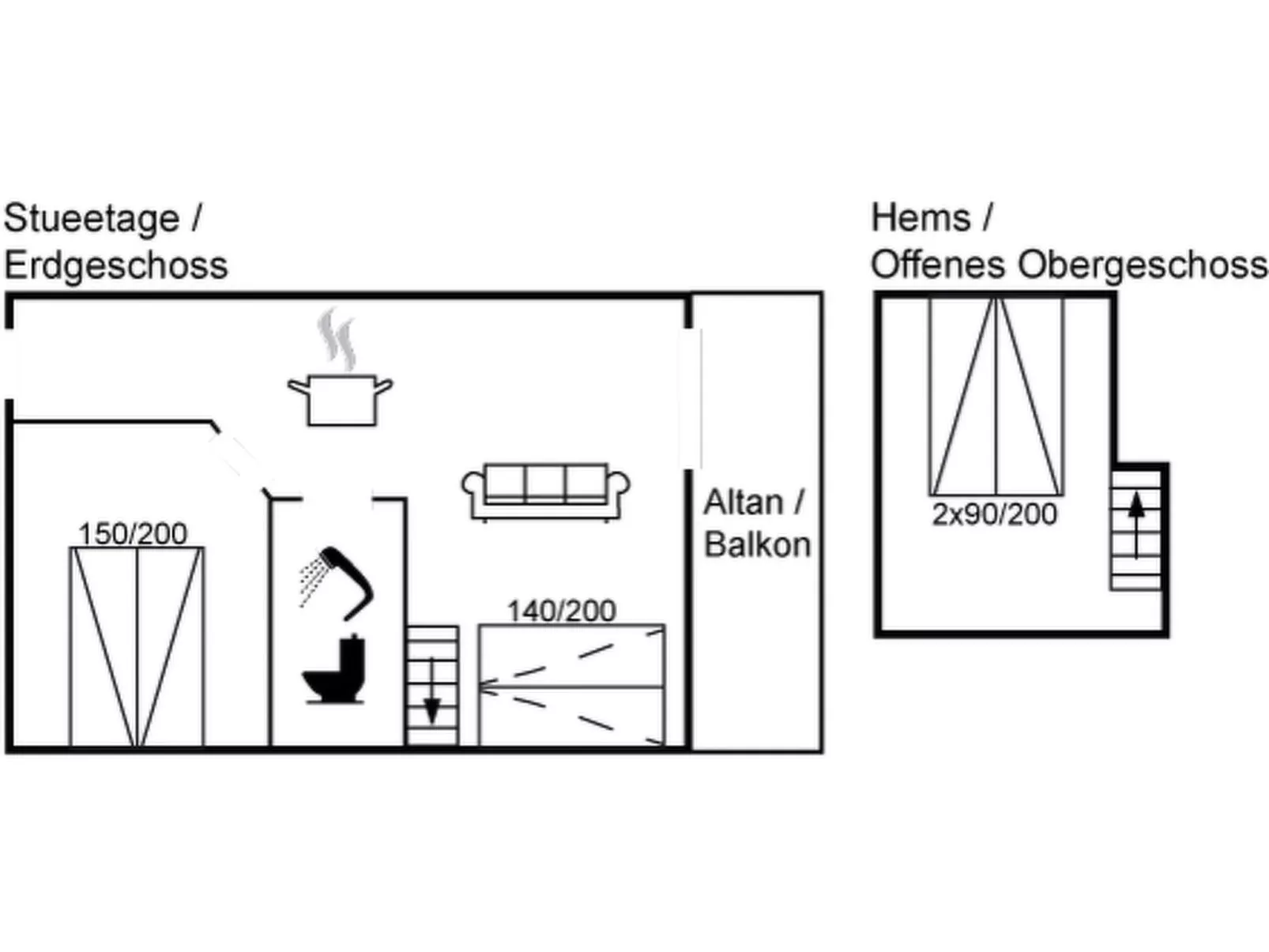 "Ronia" - 100m from the sea-Binnen