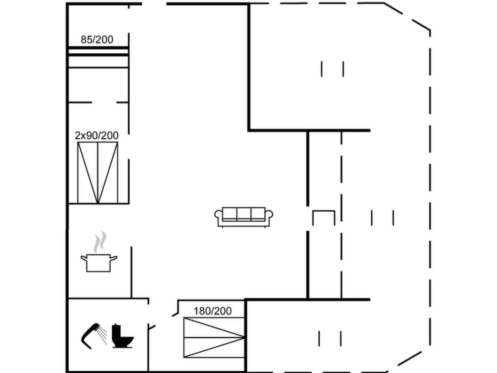 "Sporgh" - 100m from the sea-Binnen