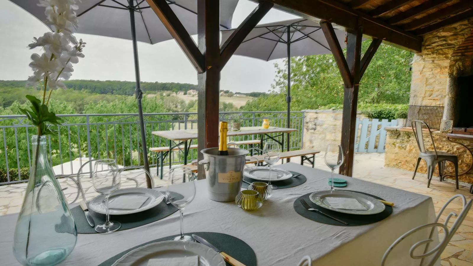 Orchidee-Terrasbalkon