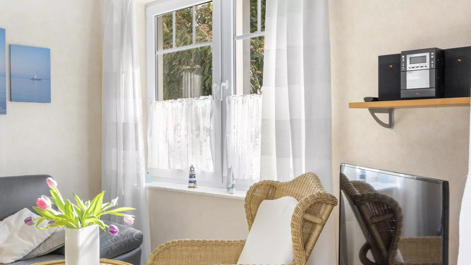 Nordlicht - Strandkorb EG-Woonkamer