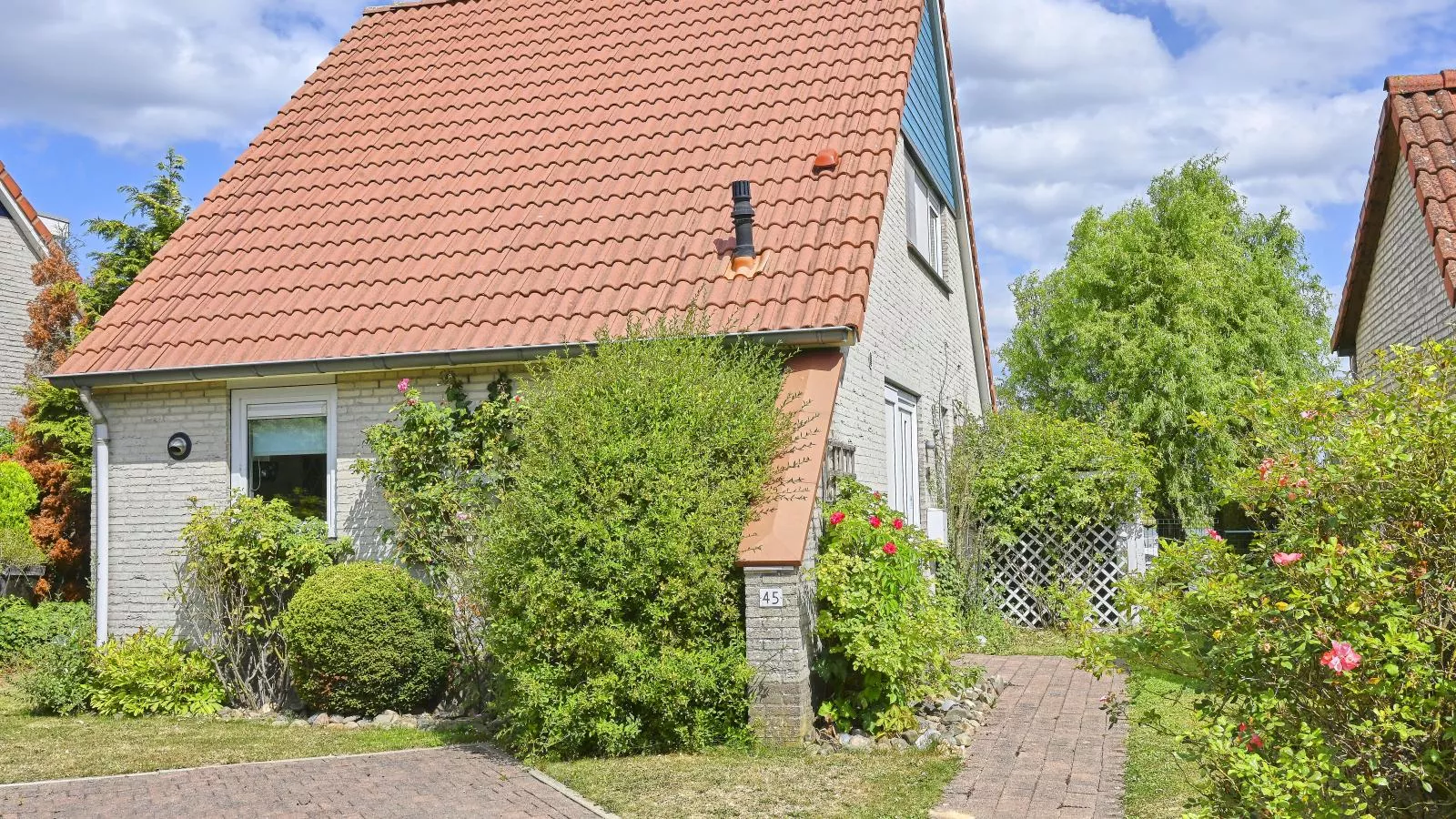 Rose Garden-Buitenkant zomer