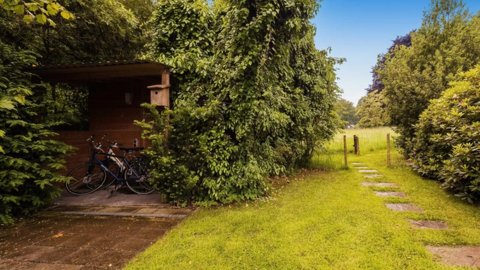 Wellnesshuisje Kalheupink-Tuinen zomer
