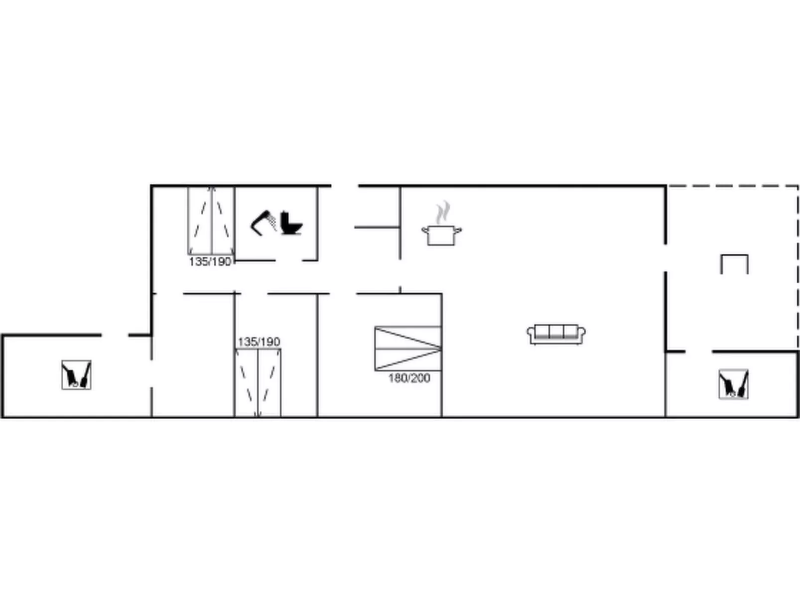 "Jenvold" - 950m from the sea-Binnen