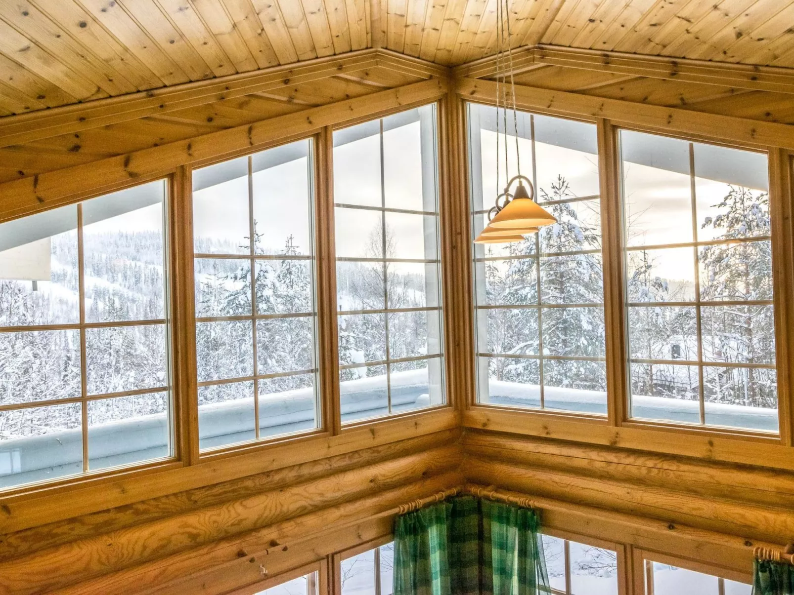 Aurinkoinen hirsimökki-Binnen