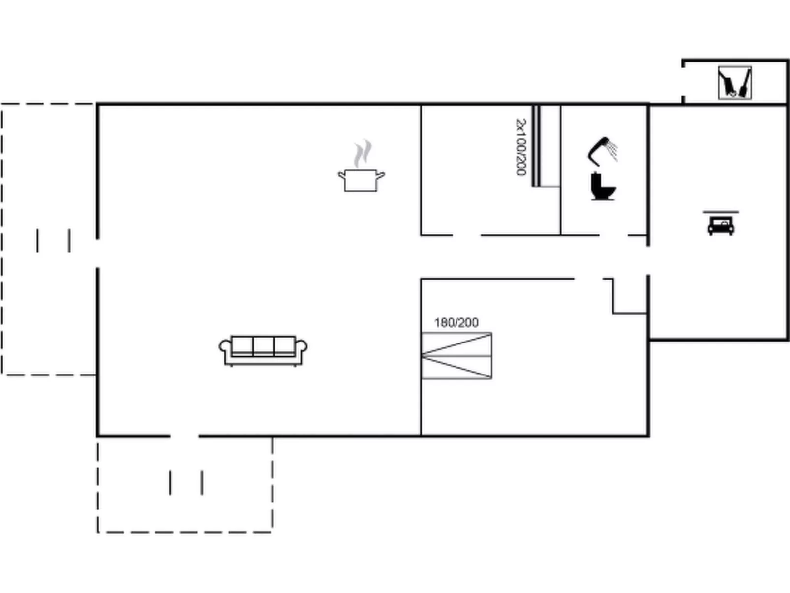 "Ognen" - 800m from the sea-Binnen