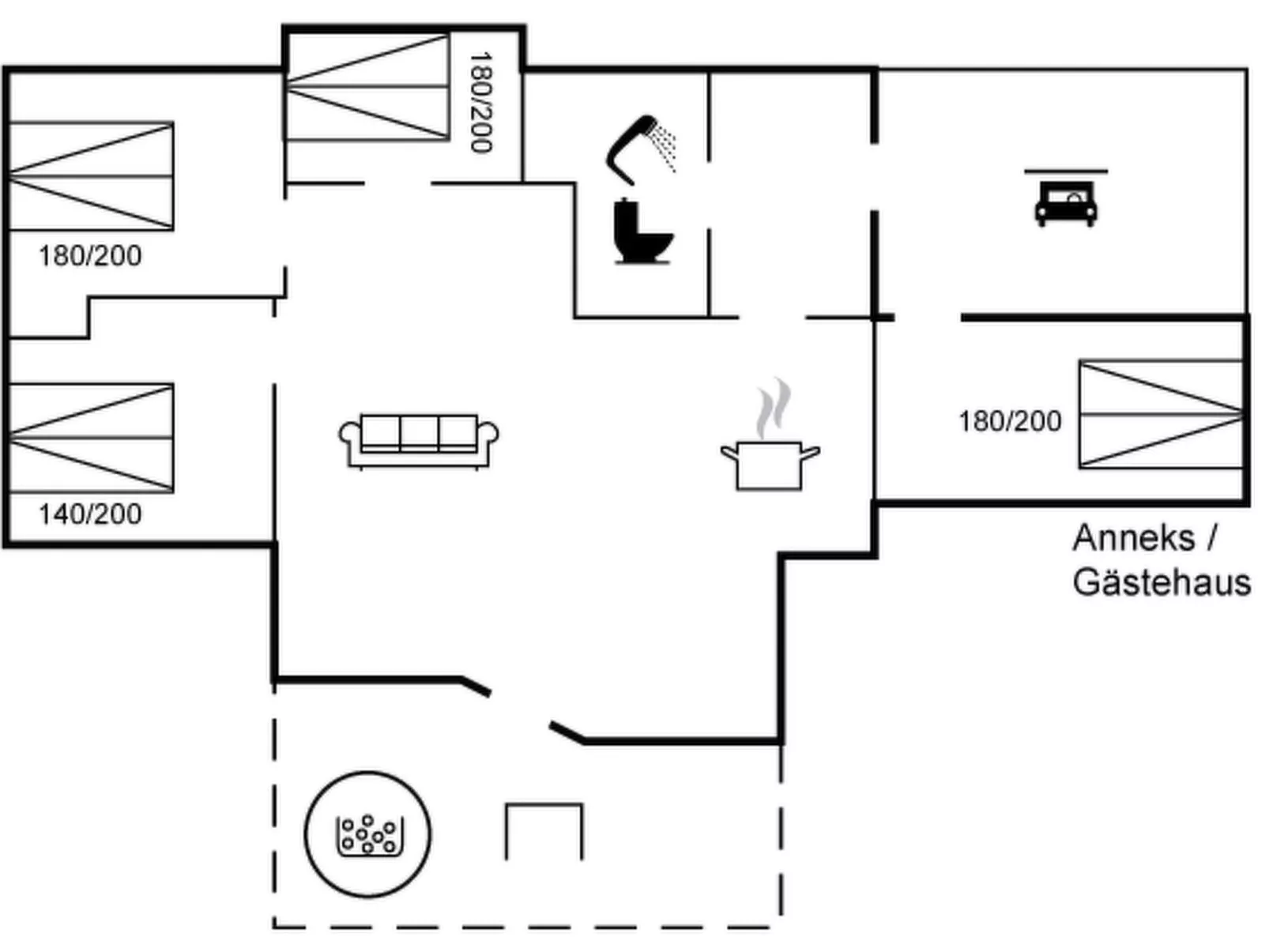 "Mika" - 800m from the sea-Binnen