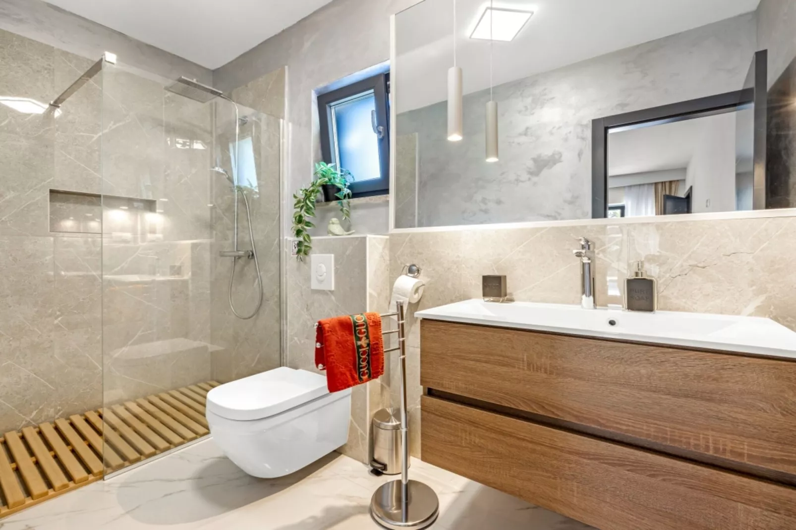 Villa Pool House Fancy - Villa With Private Pool-Badkamer