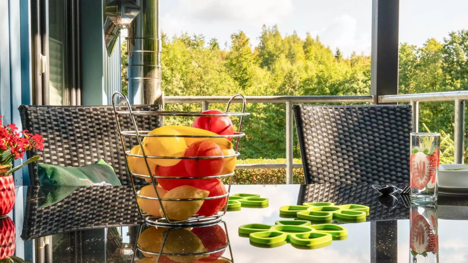 Schloss-Terrasbalkon