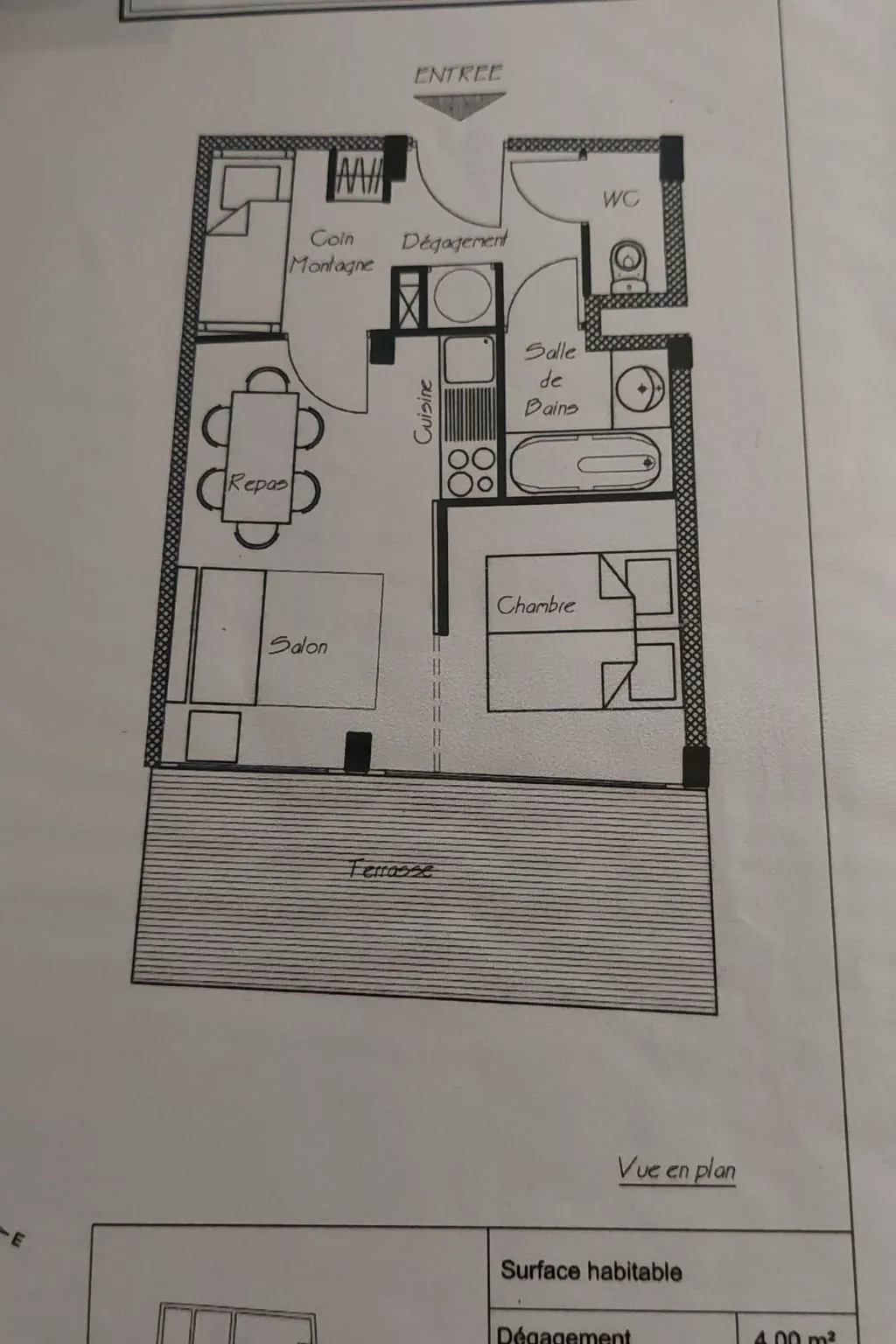 V du Bachat Arolles A-Buiten