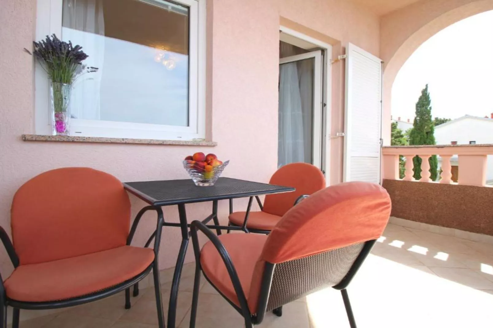 Apartments Butković - Studio Apartmetn (A4)-Terrasbalkon